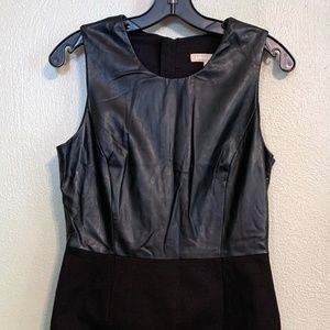 Banana Republic Faux Leather Dress Size 10 (Petite)